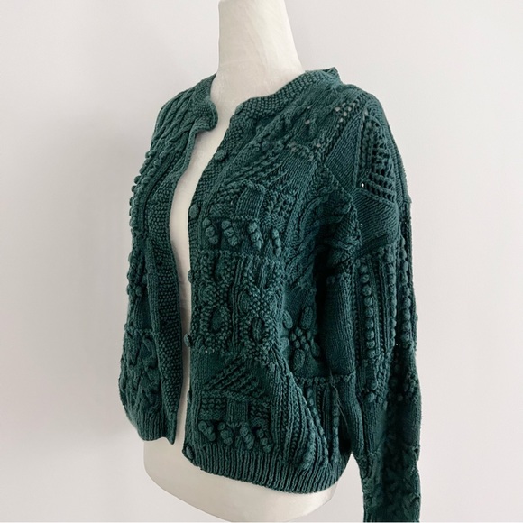 Sold @ebay Vintage Cape Isle Knitters Knitted by hand Cardigan Sweater - Picture 3 of 8